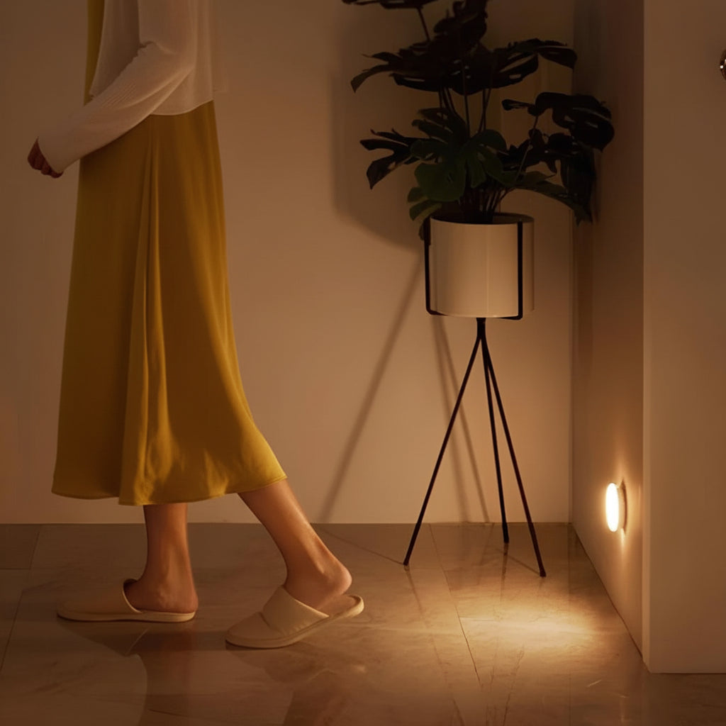 Wireless LED Night Light with Motion Sensor for Hallways and Stairs
