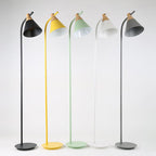 Contemporary Black Floor Lamp with Cone Shade – Sleek Design