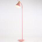 Contemporary Black Floor Lamp with Cone Shade – Sleek Design