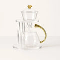 Elegant Glass Tea Infuser with Magnetic Brewing System