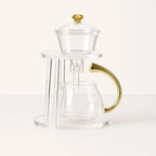 Elegant Glass Tea Infuser with Magnetic Brewing System
