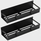 Wall-Mounted Metal Spice Organizer for Refrigerator with Magnetic Design