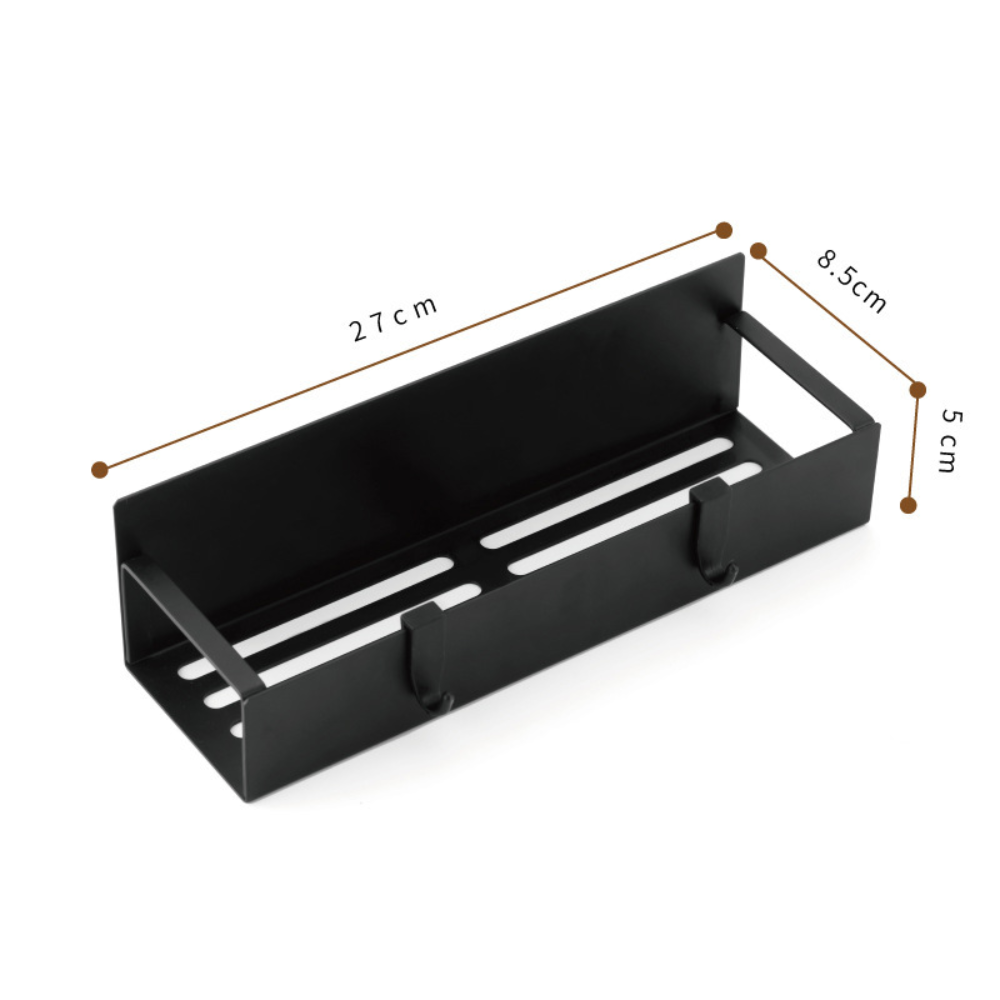 Wall-Mounted Metal Spice Organizer for Refrigerator with Magnetic Design