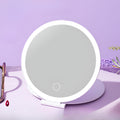 Compact Folding Travel Vanity Mirror with Light