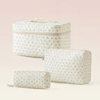 Floral Cotton Cosmetic Case for Travel – Mother's Day Gift