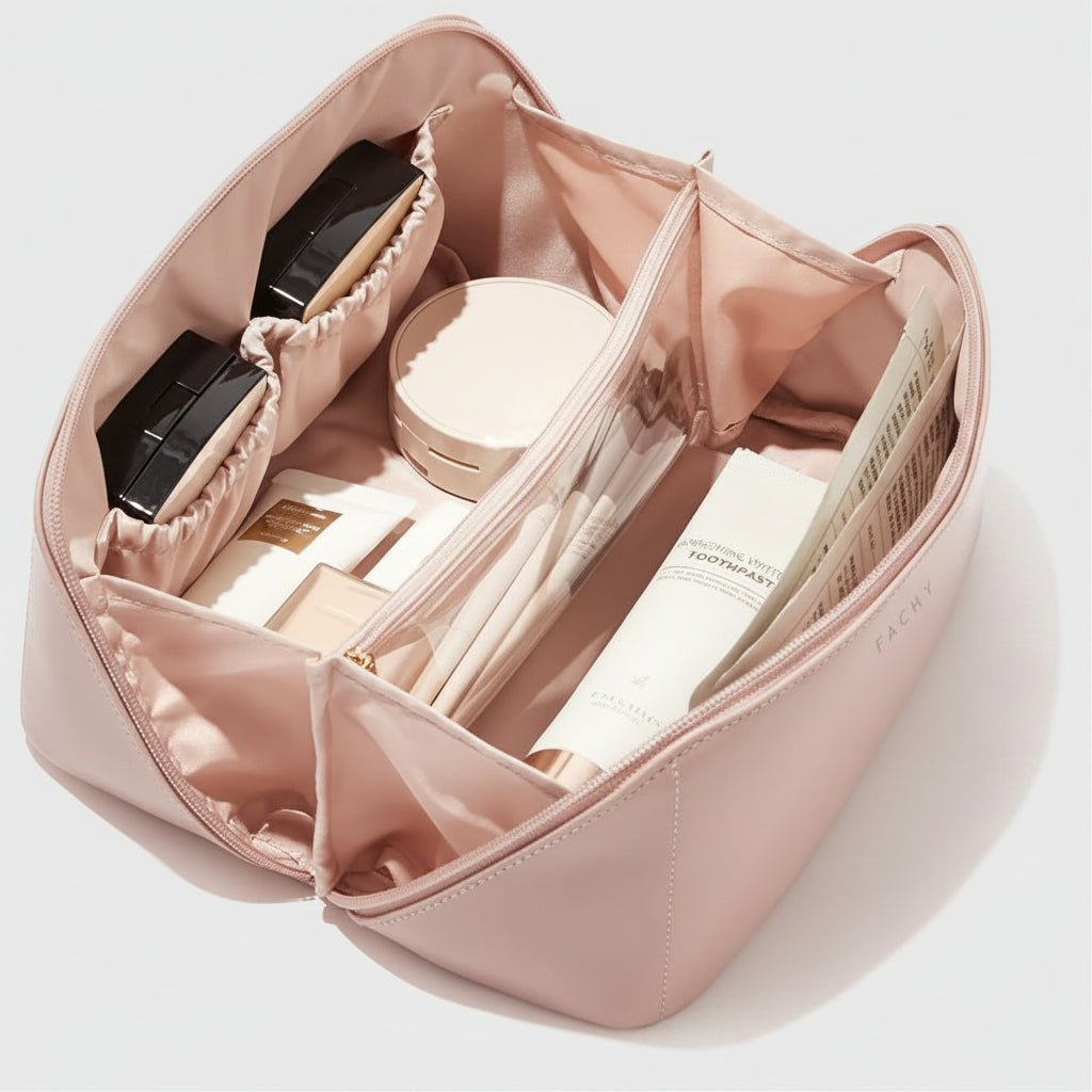 Large Travel Cosmetic Organizer Bag – Ideal Gift for Mother's Day