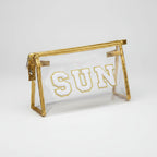 Clear Cosmetic Pouch for Travel - Beach Makeup Bag for Mother's Day