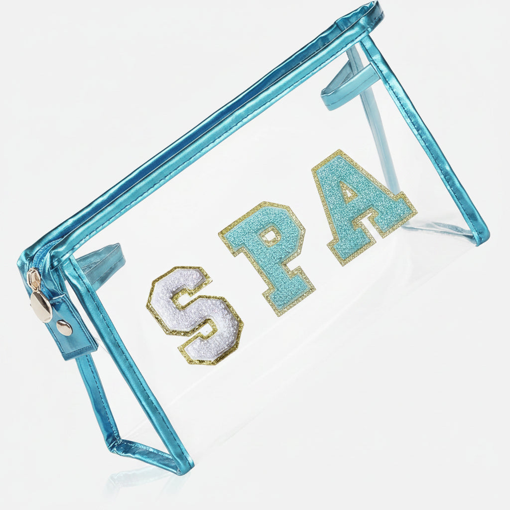 Clear Cosmetic Pouch for Travel - Beach Makeup Bag for Mother's Day