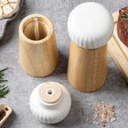 Avery Wood & Ceramic Spice Mill – Handcrafted Pepper Grinder