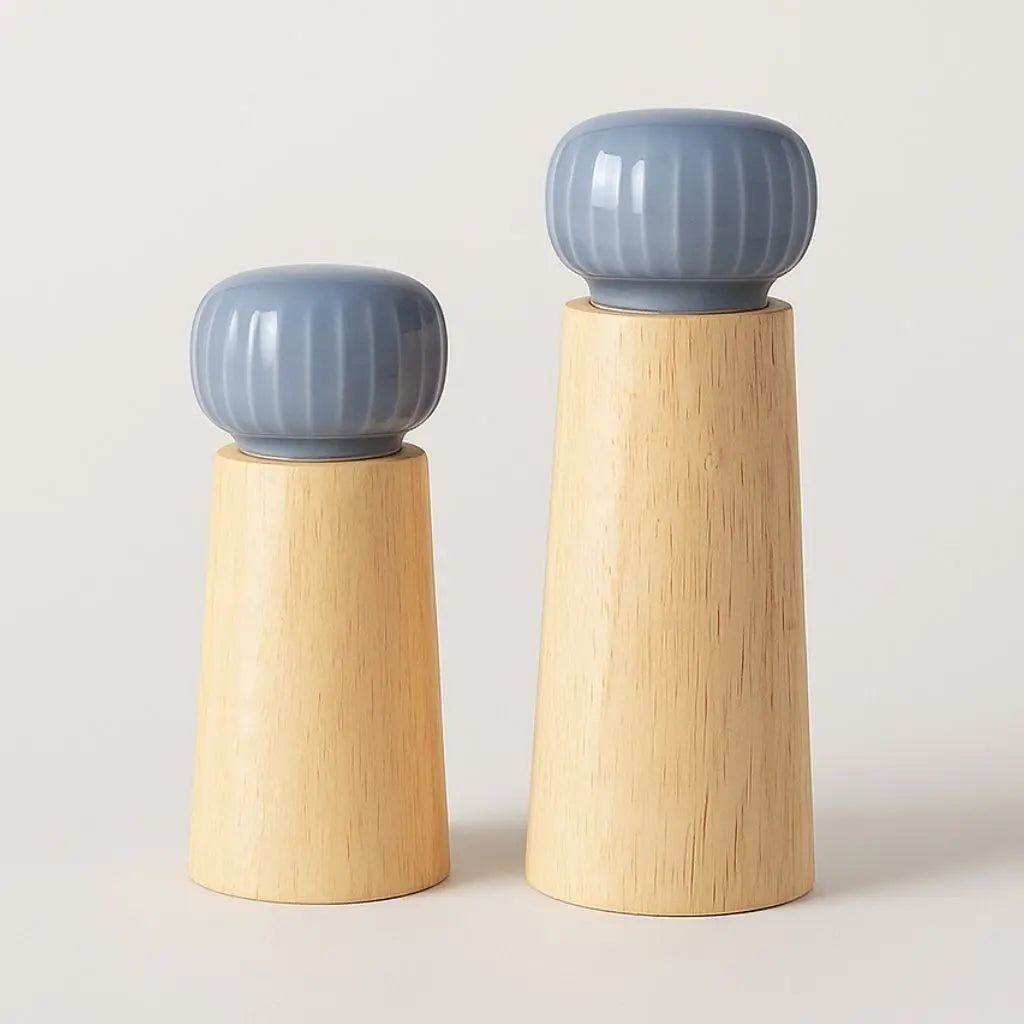 Avery Wood & Ceramic Spice Mill – Handcrafted Pepper Grinder