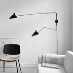 Adjustable Wall Light with Dual Arms for Reading and Accent Illumination