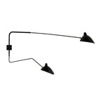 Adjustable Wall Light with Dual Arms for Reading and Accent Illumination