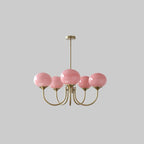 Modern Chandelier Lighting for Dining Areas | Elegant Marshmallow Glow