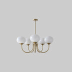 Modern Chandelier Lighting for Dining Areas | Elegant Marshmallow Glow