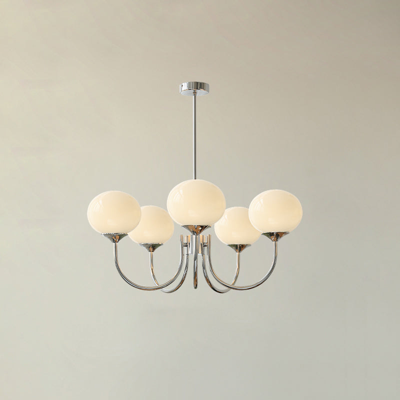 Modern Chandelier Lighting for Dining Areas | Elegant Marshmallow Glow