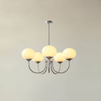Modern Chandelier Lighting for Dining Areas | Elegant Marshmallow Glow