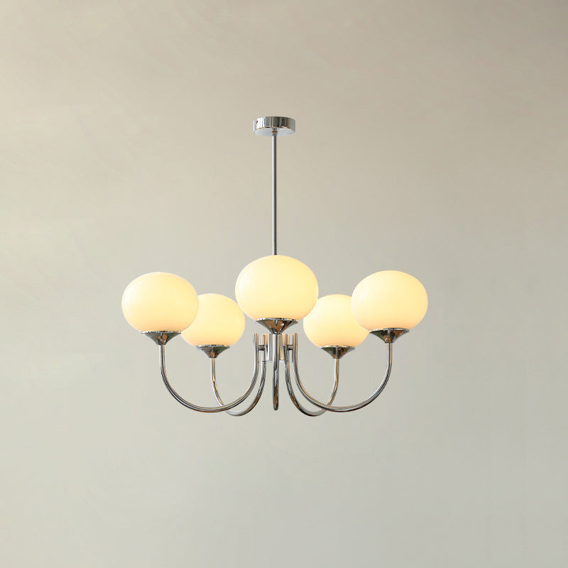 Modern Chandelier Lighting for Dining Areas | Elegant Marshmallow Glow