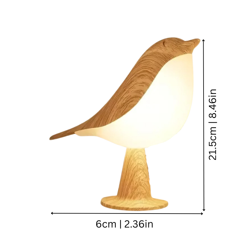 Charming Avian Glow Lamp with Aromatherapy Features
