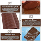 Silicone Baking Mat for Perfect Macarons and Pastries