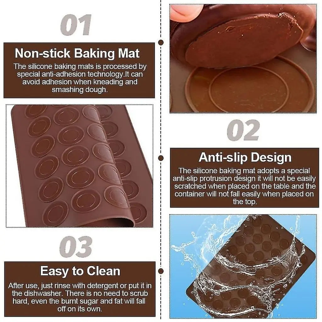 Silicone Baking Mat for Perfect Macarons and Pastries