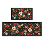 Meadow | Floral anti-fatigue kitchen mat set 4