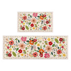 Meadow | Floral anti-fatigue kitchen mat set 6