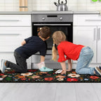 Meadow | Floral anti-fatigue kitchen mat set 7