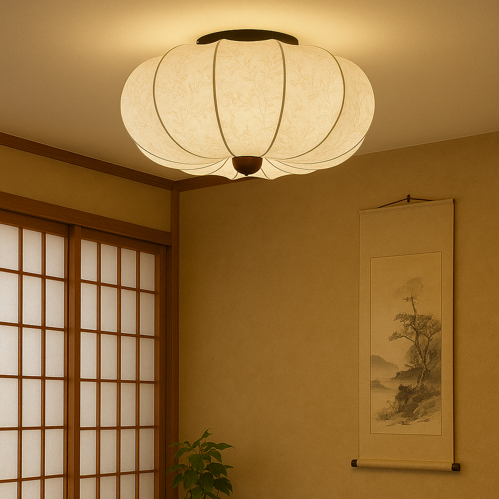 Modern Silk Pendant Light Fixture