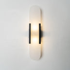 Handcrafted Alabaster Wall Light with Brass Details – Elegant Design