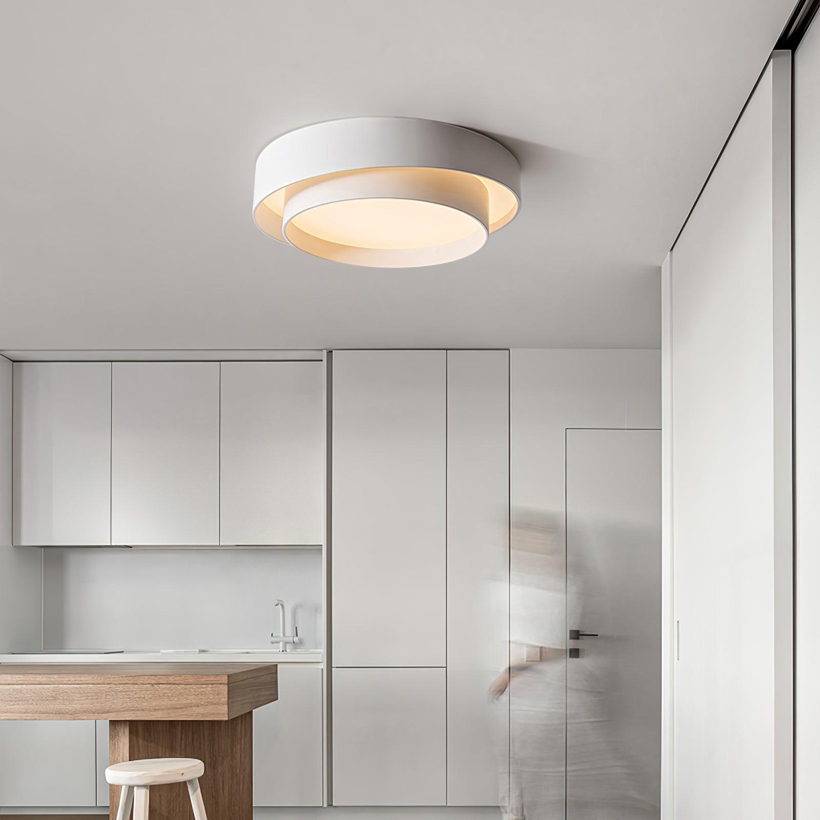 Contemporary Flush Mount LED Ceiling Fixture | Stylish Design