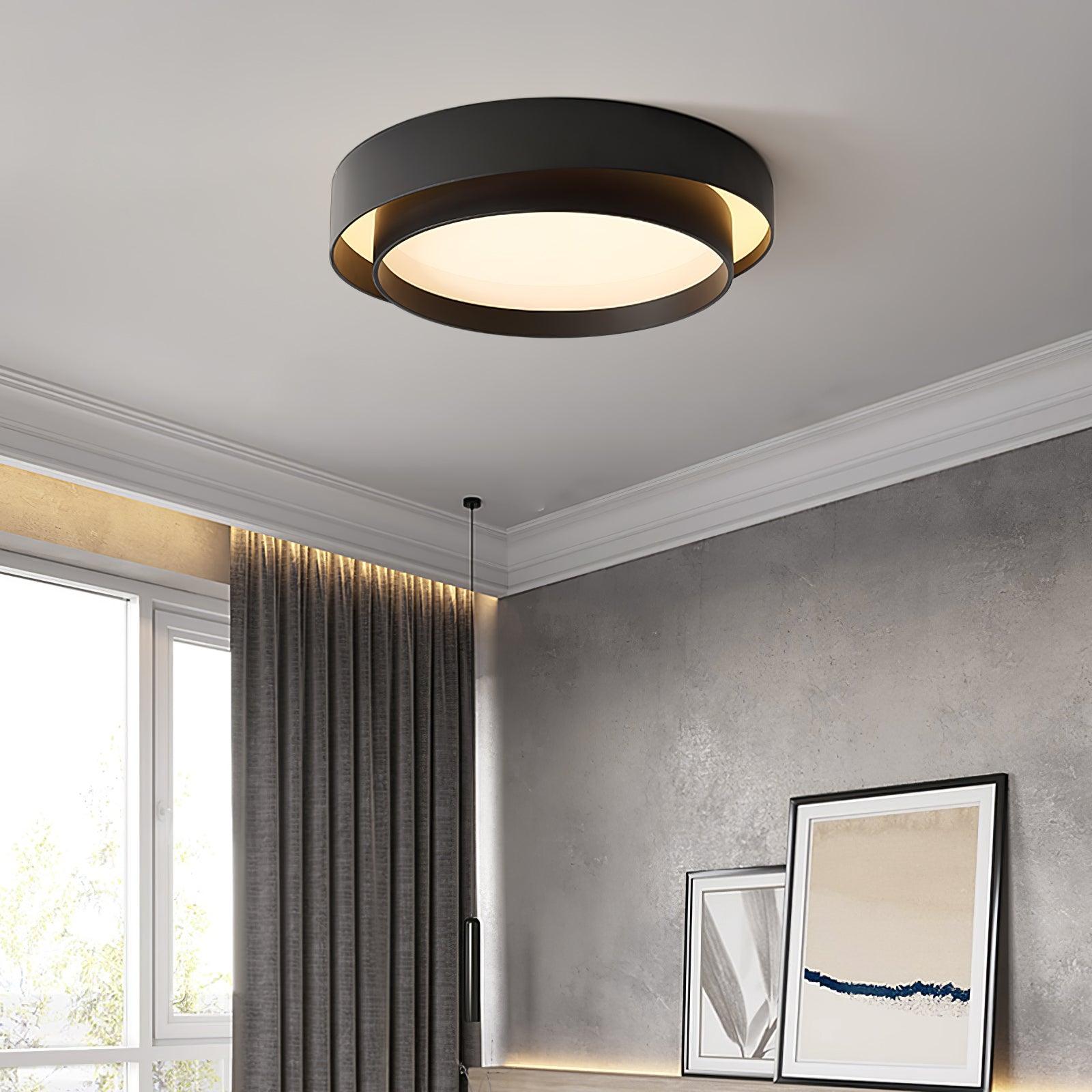 Contemporary Flush Mount LED Ceiling Fixture | Stylish Design