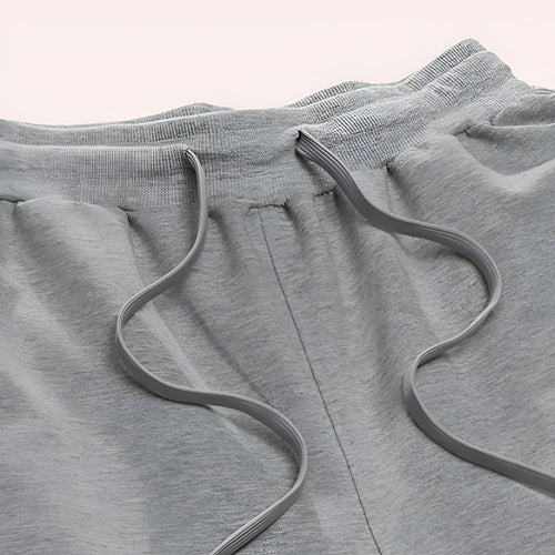 Casual Joggers for Men with Wide Leg and Drawstring Design