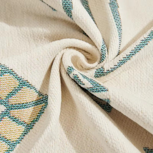 Chenille Sofa Slipcover - Soft Fabric with Geometric Pattern