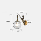 Rustic 1-Light Wall Sconce Lamp for Chic Decor