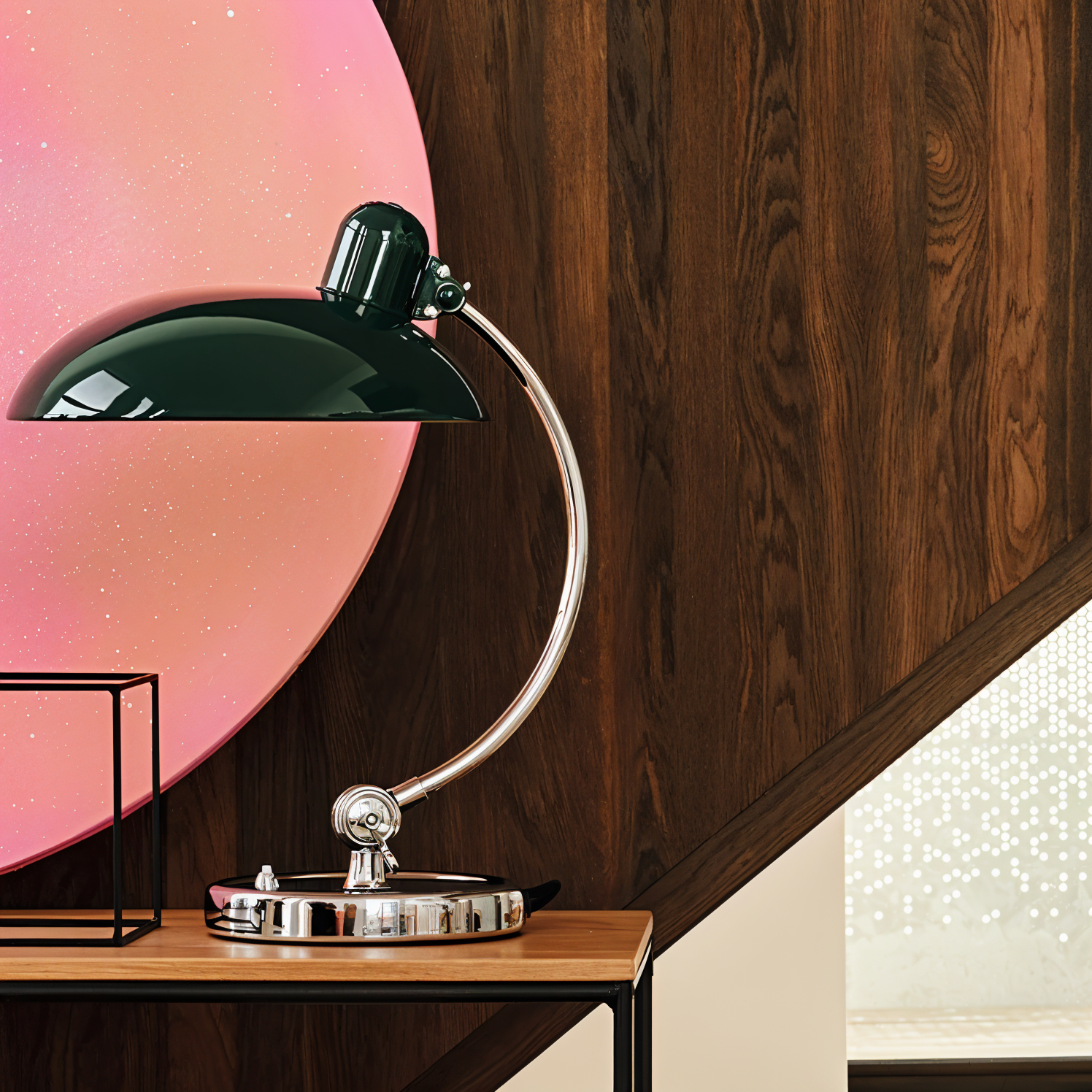 Adjustable Dome Shade Metal Desk Light