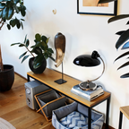 Adjustable Dome Shade Metal Desk Light