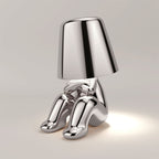 Reflective Art Form Metallic Table Lamp