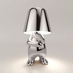 Reflective Art Form Metallic Table Lamp