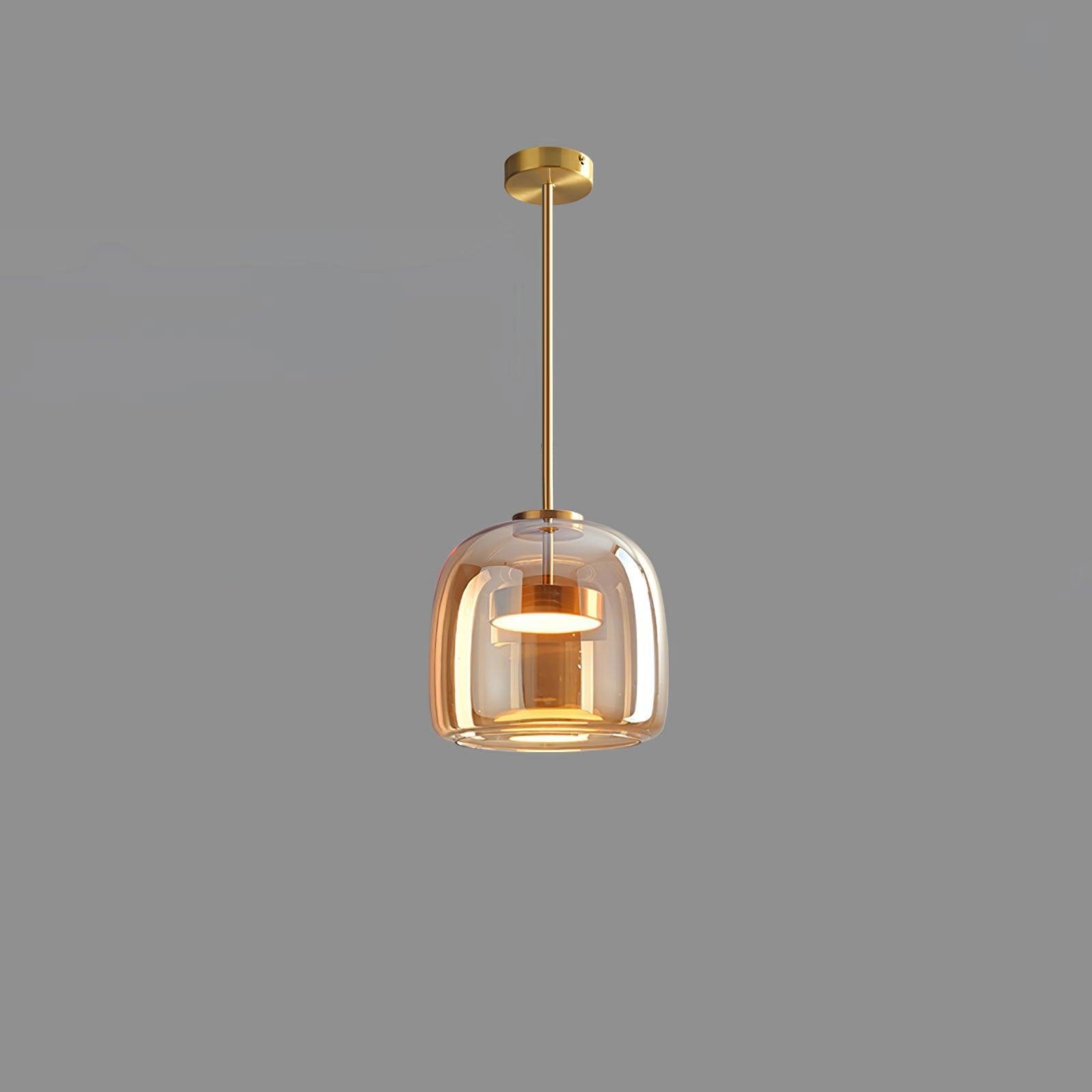 Contemporary Glass Pendant Light for Dining and Kitchen Spaces