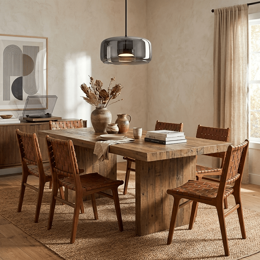 Contemporary Glass Pendant Light for Dining and Kitchen Spaces