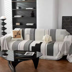 Soft Chenille Sofa Slipcover - Elegant Abstract Pattern