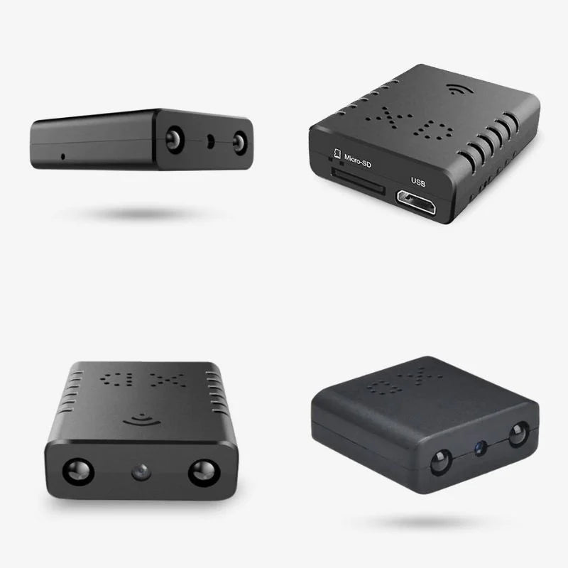 Compact Wireless Security Camera with WiFi Connectivity