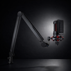 Adjustable Desk Boom Arm for Microphone with Cable Management