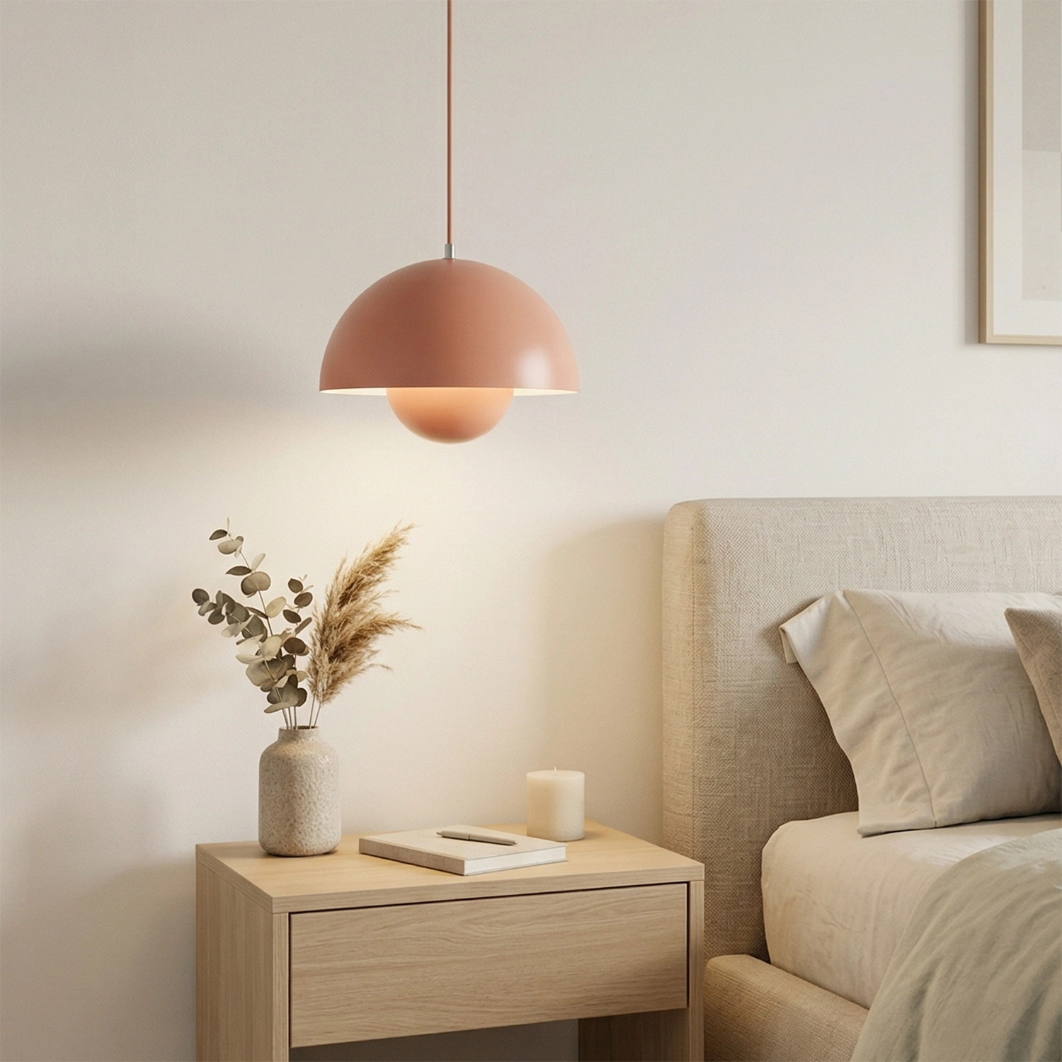 Geometric Pendant Light - Versatile Mid-Century Modern Flower Bud Design