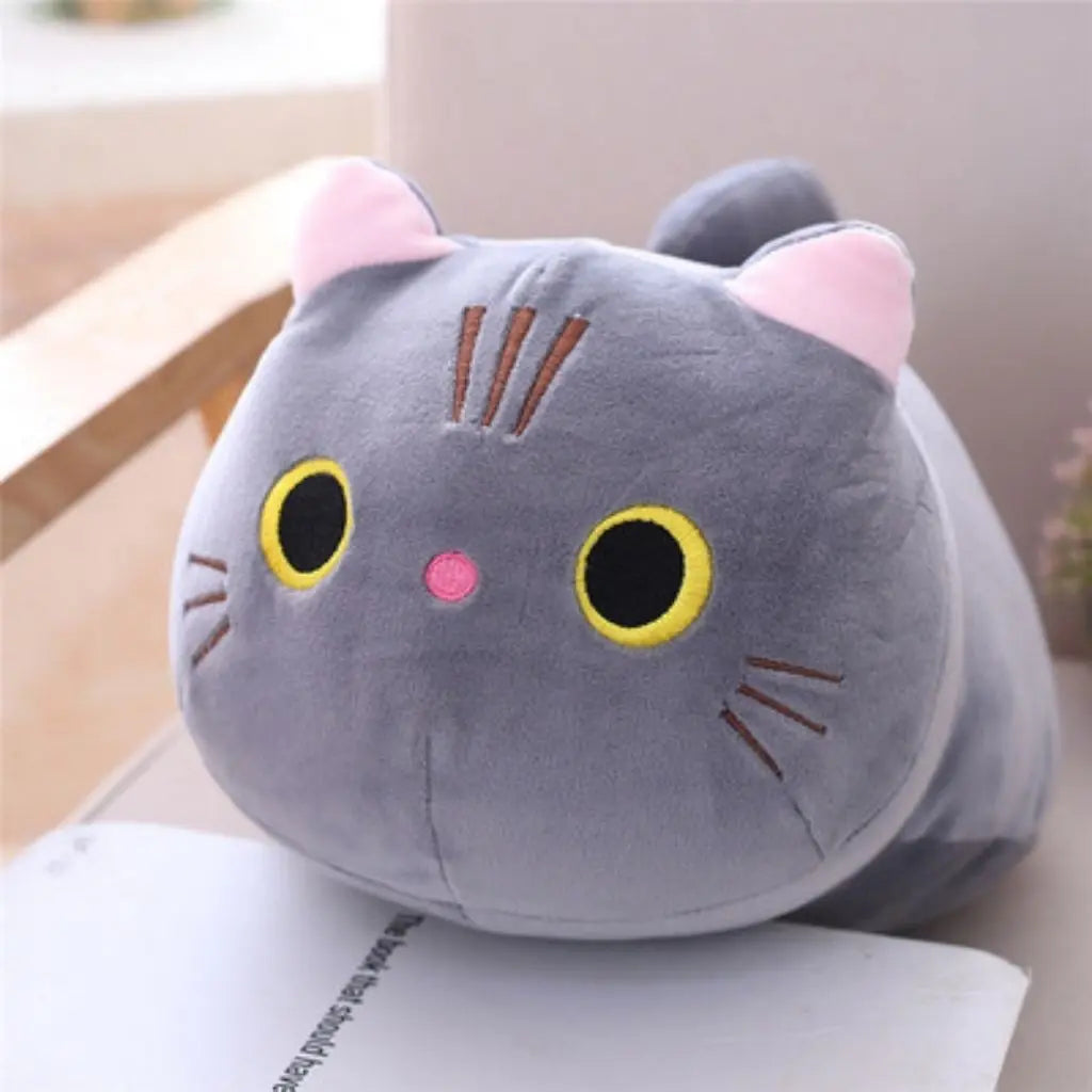 Cozy Feline Friend Decorative Pillow