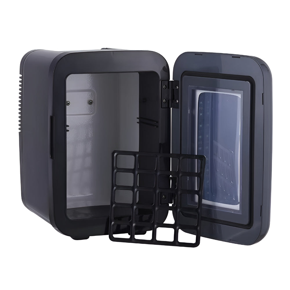 Compact Desktop Beverage Cooler and Freezer for Portable Use