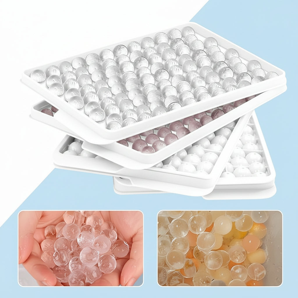 Mini Silicone Ice Ball Mold Tray for Round Ice Cubes