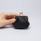 Travel Organizer for Jewelry – Genuine Leather Box with Gold Clasp
