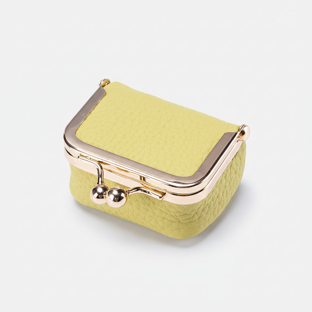 Travel Organizer for Jewelry – Genuine Leather Box with Gold Clasp