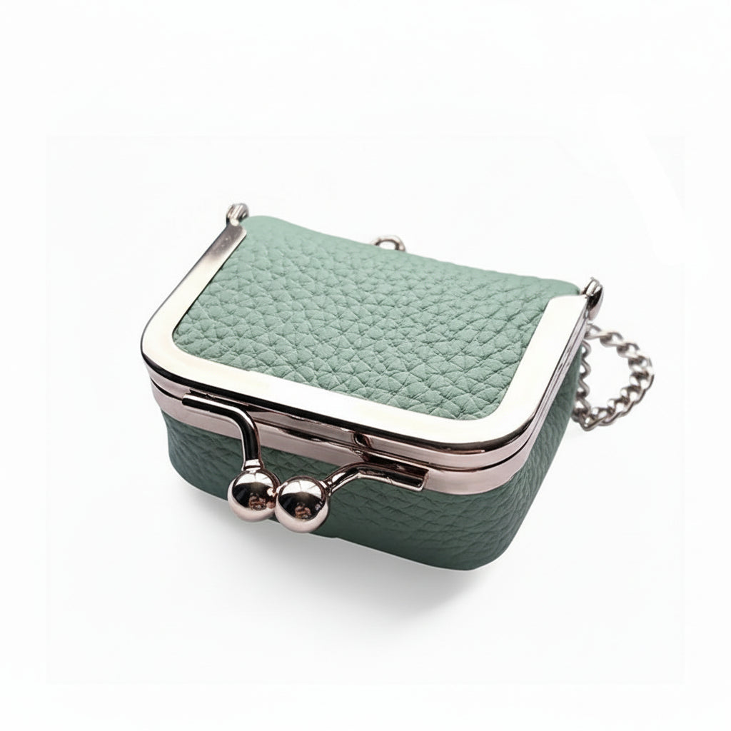 Travel Organizer for Jewelry – Genuine Leather Box with Gold Clasp